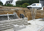 Réalisation des fondations à Le Puy-Sainte-Reparade